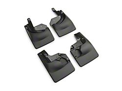 Weathertech No-Drill Mud Flaps; Front and Rear; Black (18-24 Jeep Wrangler JL Rubicon, Excluding 4xe)