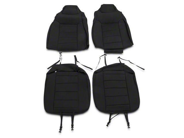 Rugged Ridge Neoprene Front Seat Covers; Black (03-06 Jeep Wrangler TJ)