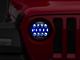 Quake LED Tempest 9-Inch RGB Headlights; Black Housing; Clear Lens (18-24 Jeep Wrangler JL)