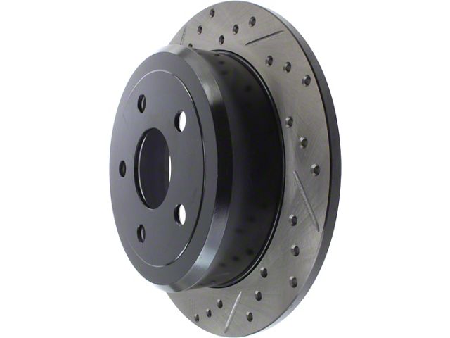StopTech Select Sport Drilled and Slotted Rotor; Front (07-18 Jeep Wrangler JK)
