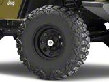 Mammoth 8 Steel Matte Black Wheel; 15x8; -19mm Offset (97-06 Jeep Wrangler TJ)