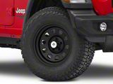 Mammoth D Window Matte Black Steel Wheel; 17x9; -6mm Offset (18-26 Jeep Wrangler JL)