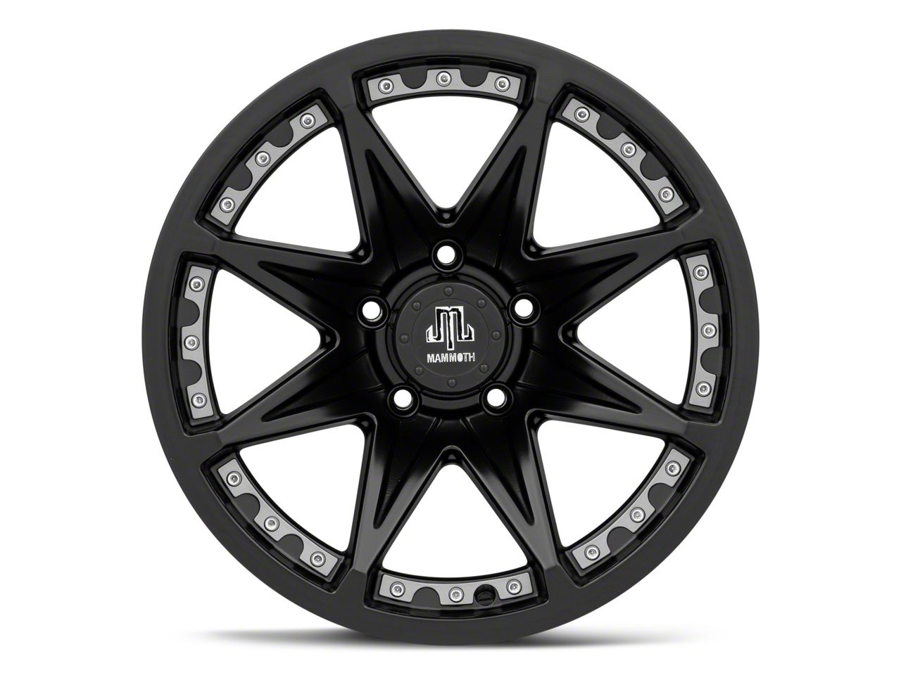 Mammoth Jeep Grand Cherokee Type 88 Matte Black Wheel; 17x9 J133427 (05 ...