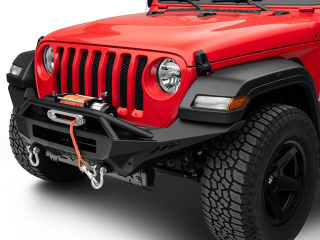 Addictive Desert Designs Stealth Fighter Winch Front Bumper with Top Hoop (18-24 Jeep Wrangler JL Rubicon)