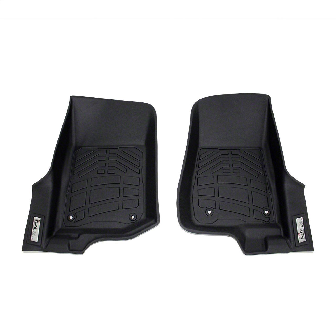 Wade Jeep Gladiator SureFit Front Floor Liners; Black 72110102 (2024