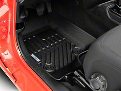 TruShield Precision Molded Front Floor Liners; Black (18-26 Jeep Wrangler JL)