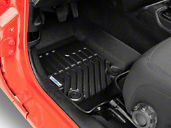 TruShield Precision Molded Front and Rear Floor Liners; Black (18-26 Jeep Wrangler JL 4-Door, Excluding 4xe)
