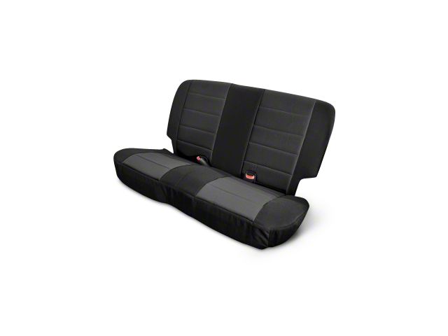 Rugged Ridge Neoprene Rear Seat Cover; Black (03-06 Jeep Wrangler TJ)