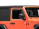 In-Channel Window Deflectors; Front; Smoke (18-24 Jeep Wrangler JL 2-Door)