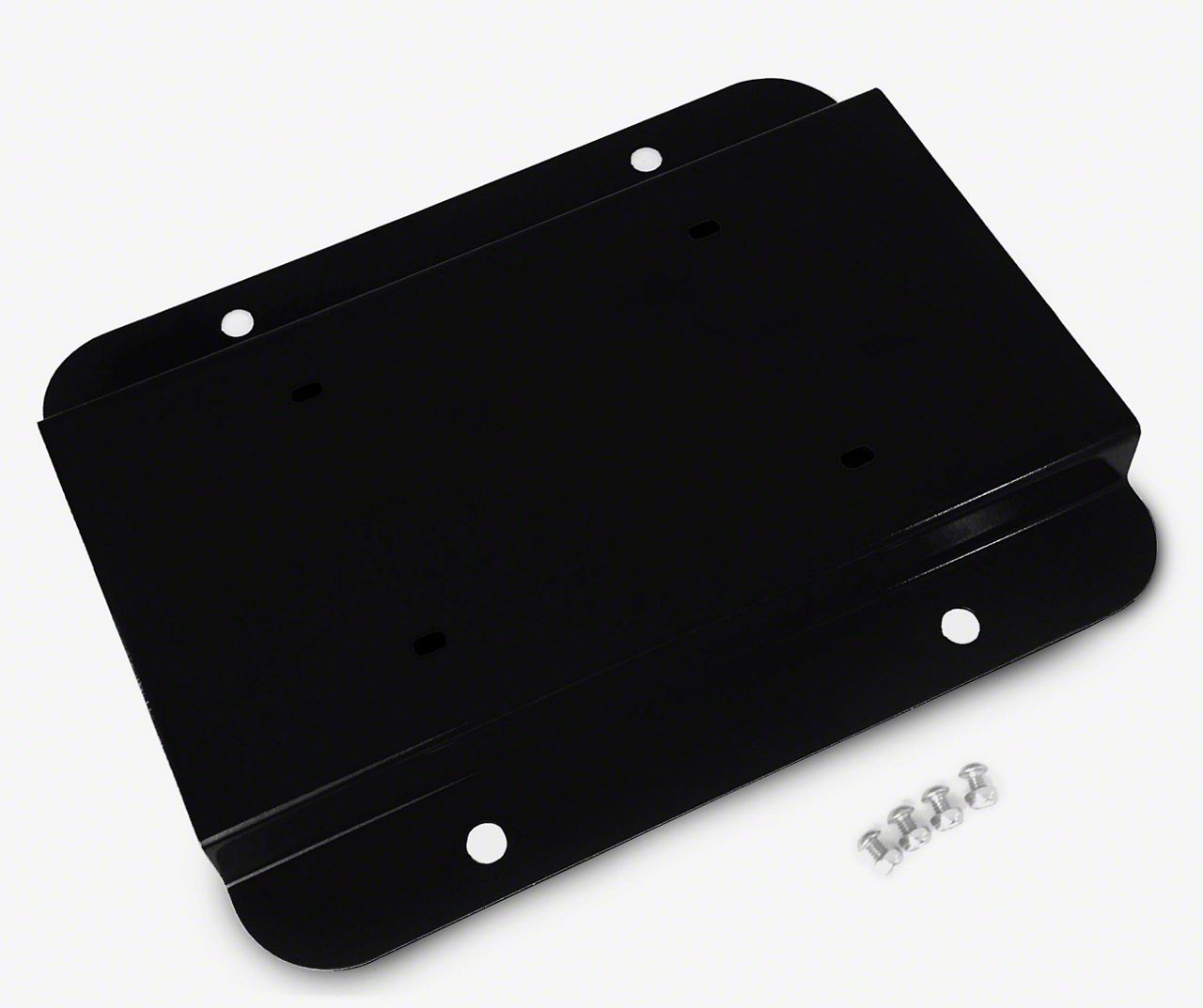 Steinjager Jeep Wrangler License Plate Relocation Kit Bare Metal