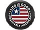 Life is Good Positively American Coin Spare Tire Cover (66-18 Jeep CJ5, CJ7, Wrangler YJ, TJ & JK)