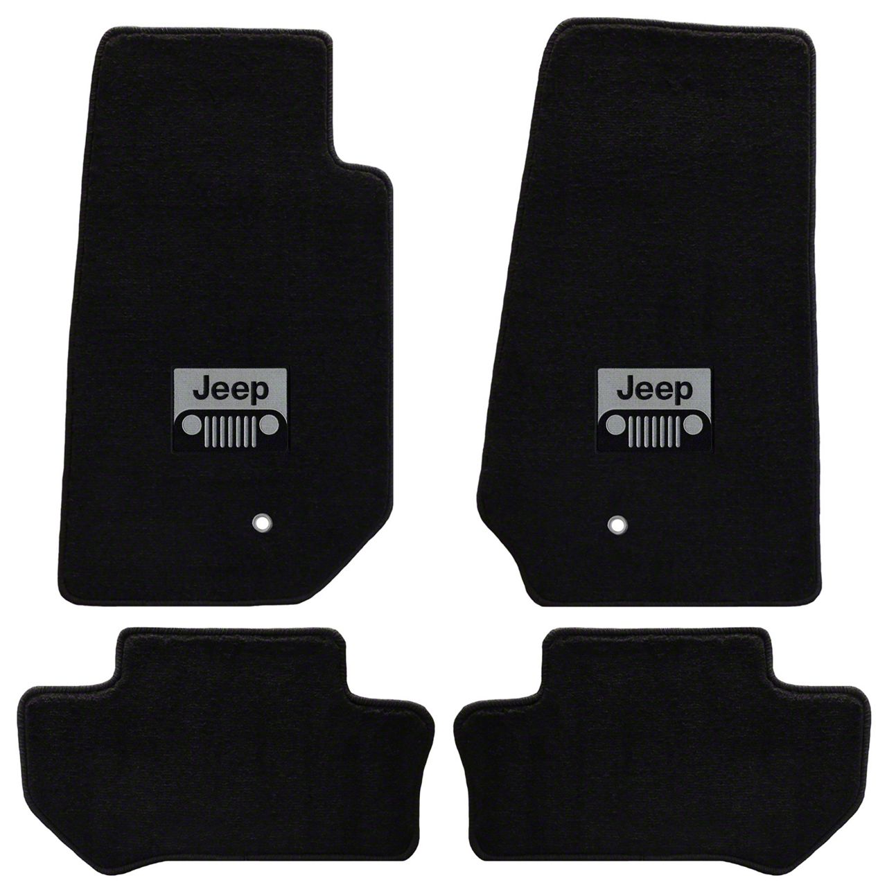 Lloyd Jeep Wrangler AllWeather Carpet Front and Rear Floor Mats with