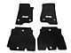 Lloyd All-Weather Carpet Front and Rear Floor Mats with Jeep Logo; Black (18-23 Jeep Wrangler JL 4-Door, Excluding 4xe)