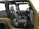 Rugged Ridge Fabric Front Seat Protectors; Black/Gray (76-06 Jeep CJ5, CJ7, Wrangler YJ & TJ)
