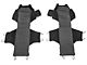 Rugged Ridge Fabric Front Seat Protectors; Black/Gray (76-06 Jeep CJ5, CJ7, Wrangler YJ & TJ)