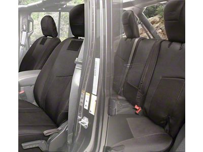Smittybilt G.E.A.R. Custom Fit Rear Seat Cover; Black (18-23 Jeep Wrangler JL 4-Door)
