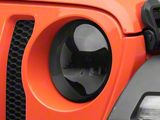 Headlight Covers; Smoked (18-26 Jeep Wrangler JL)