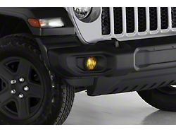Fog Light Covers; Transparent Yellow (20-23 Jeep Gladiator JT, Excluding Sport)