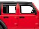 Ventguard Window Deflectors; Front and Rear; Smoked (18-24 Jeep Wrangler JL 4-Door)