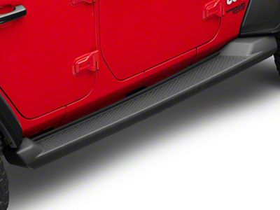 RedRock Molded ABS OE Style Side Step Bars (18-23 Jeep Wrangler JL 4-Door)