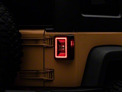 Raxiom Jeep Wrangler JL Style LED Tail Lights J133626 (07-18 Jeep Wrangler  JK)
