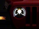 Raxiom LED Projector Headlights; Black Housing; Clear Lens (18-26 Jeep Wrangler JL)