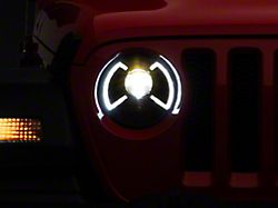 Raxiom LED Projector Headlights; Black Housing; Clear Lens (18-24 Jeep Wrangler JL)