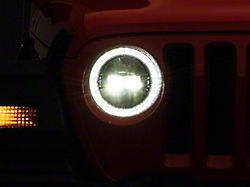 Raxiom Axial Series LED Headlights; Black Housing; Clear Lens (18-23 Jeep Wrangler JL)