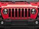 RedRock Headlight Trim and Grille Insert Kit; Matte Black (18-23 Jeep Wrangler JL Sport w/o TrailCam)