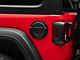 RedRock Fuel Filler Door Cover; Matte Black (18-24 Jeep Wrangler JL)