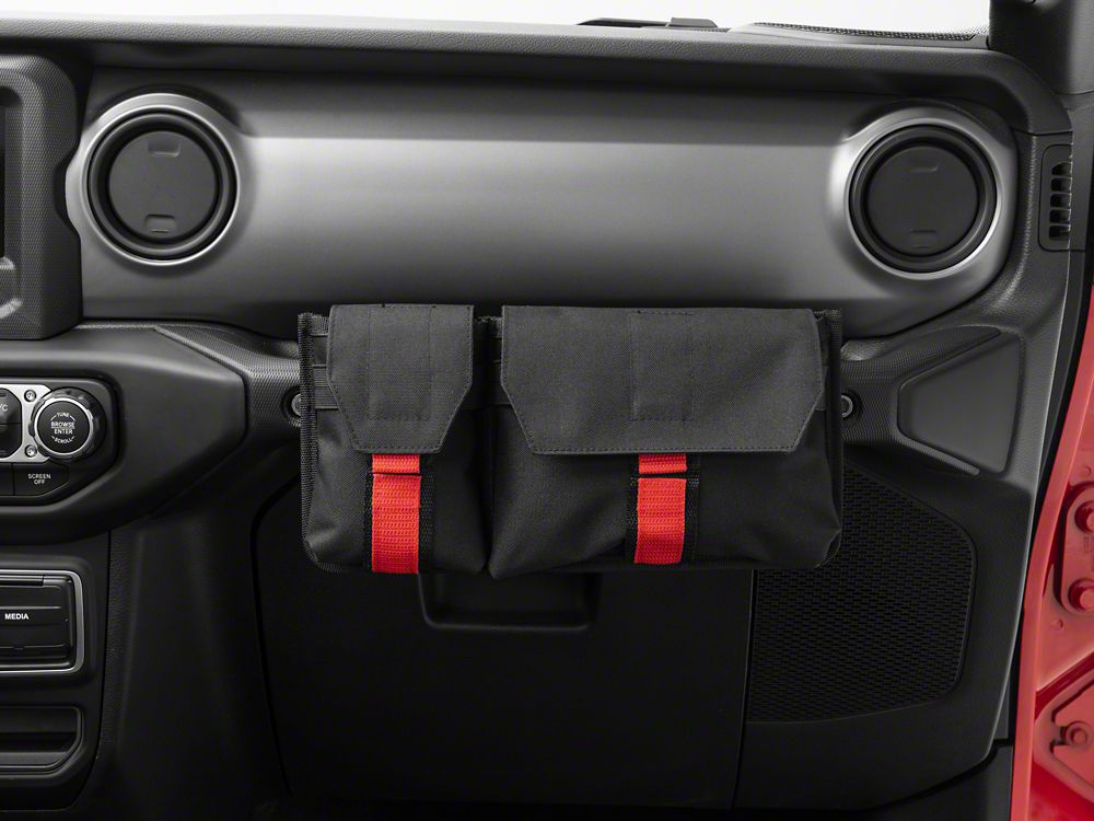 RedRock Grab Handle Storage Bag; Dual Pocket (2024 Jeep Gladiator JT