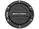 Smittybilt Billet Style Gas Cover; Textured Black (18-23 Jeep Wrangler JL)