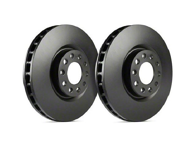 SP Performance Premium Rotors with Black Zinc Plating; Rear Pair (07-18 Jeep Wrangler JK)