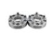 Supreme Suspensions 1.25-Inch Pro Billet Hub and Wheel Centric Wheel Spacers; Silver; Set of Two (07-18 Jeep Wrangler JK)