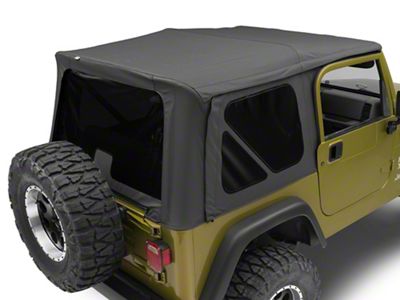 Complete Soft Top; Black Diamond (97-06 Jeep Wrangler TJ w/ Full Doors, Excluding Unlimited)