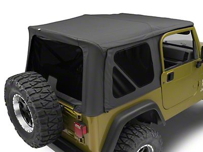 Jeep Wrangler Complete Soft Top; Black Diamond (97-06 Jeep Wrangler TJ w/ Full  Doors, Excluding Unlimited)