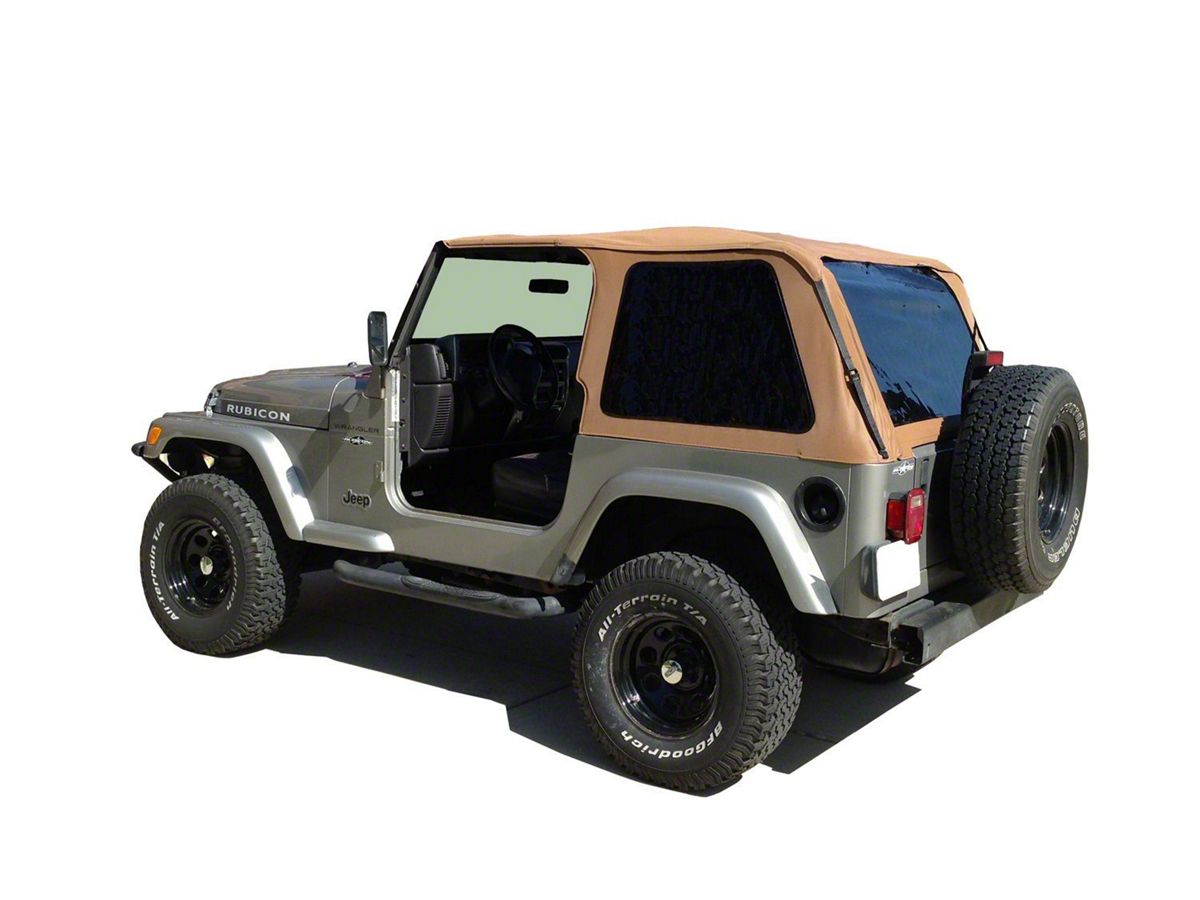 Jeep Wrangler Frameless Trail Top Soft Top; Spice Denim (97-06 Jeep  Wrangler TJ, Excluding Unlimited)