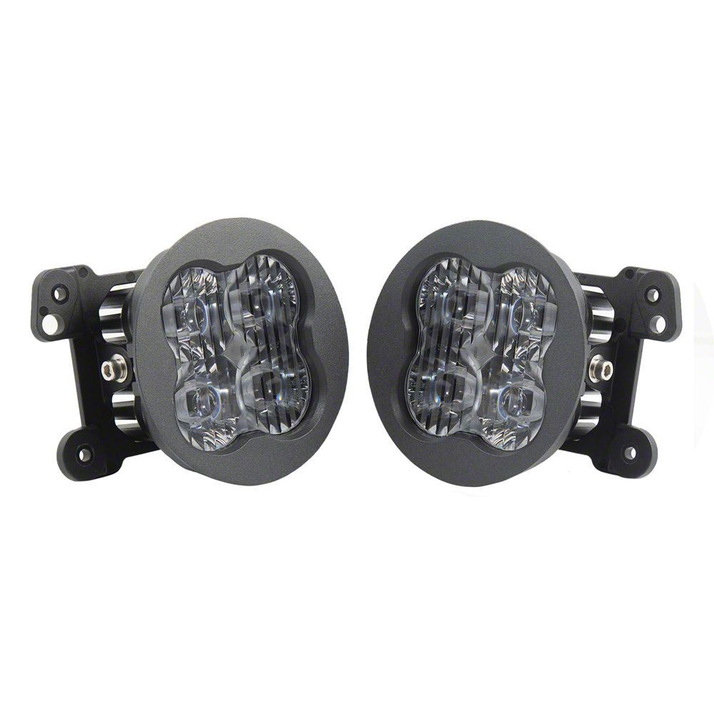 Diode Dynamics Jeep Wrangler SS3 Sport Type M LED Fog Light Kit; White  Driving DD6192 (18-22 Jeep Wrangler JL Rubicon & Sahara w/ Plastic Front  Bumper) - Free Shipping