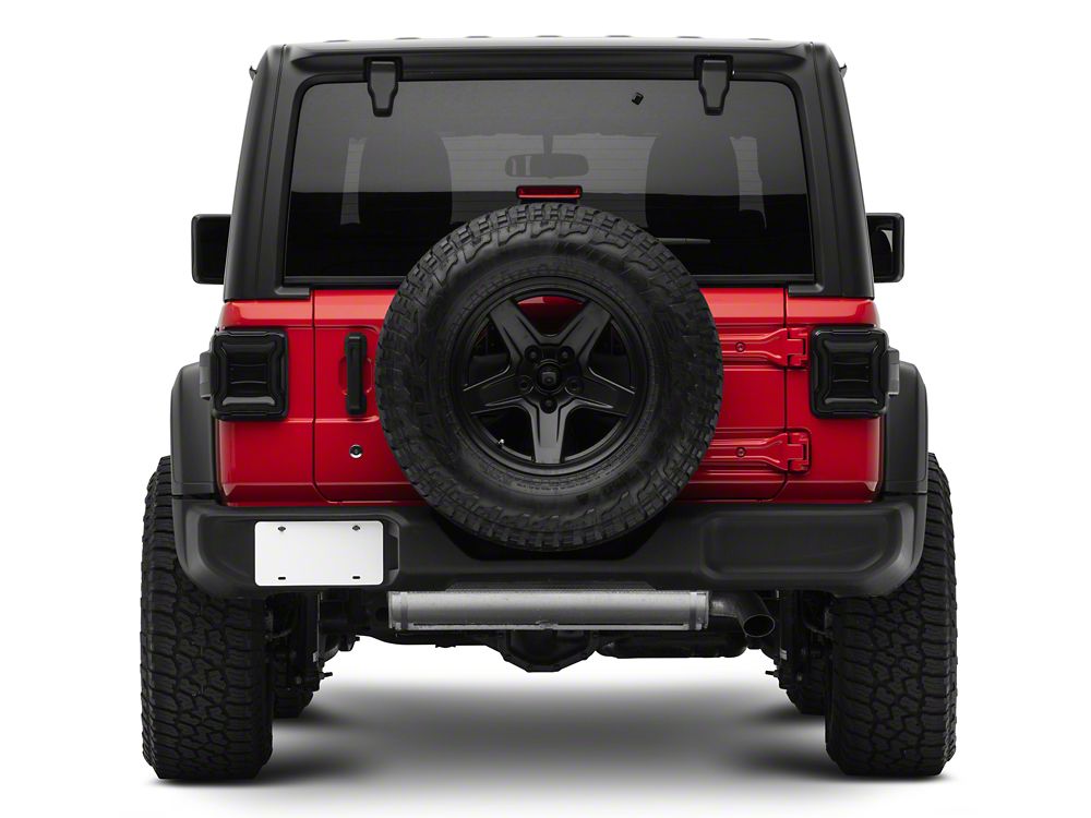 Raxiom LED Tail Lights; Black Housing; Smoked Lens (18-24 Raxiom LED Tail Lights; Black Housing; Smoked Lens (18-24