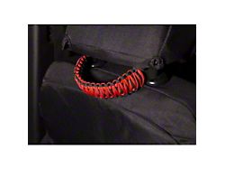 Rugged Ridge Seat Mount Grab Handles; Red (07-23 Jeep Wrangler JK & JL)