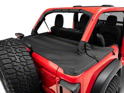 Bestop Duster Deck Cover; Black Diamond (18-23 Jeep Wrangler JL 4-Door)