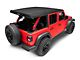 Bestop Supertop Ultra Soft Top; Black Twill (18-24 Jeep Wrangler JL 4-Door)