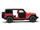 Bestop 2-Piece Full Fabric Front Doors; Black Twill (18-24 Jeep Wrangler JL)