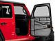 Bestop 2-Piece Full Fabric Front Doors; Black Diamond (18-24 Jeep Wrangler JL)