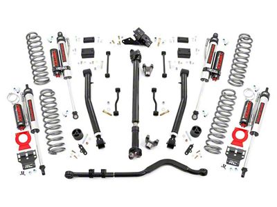 Rough Country 3.50-Inch Suspension Lift Kit with Adjustable Control Arms and Vertex Reservoir Shocks; Stage 2 (18-23 Jeep Wrangler JL 4-Door, Excluding Rubicon)
