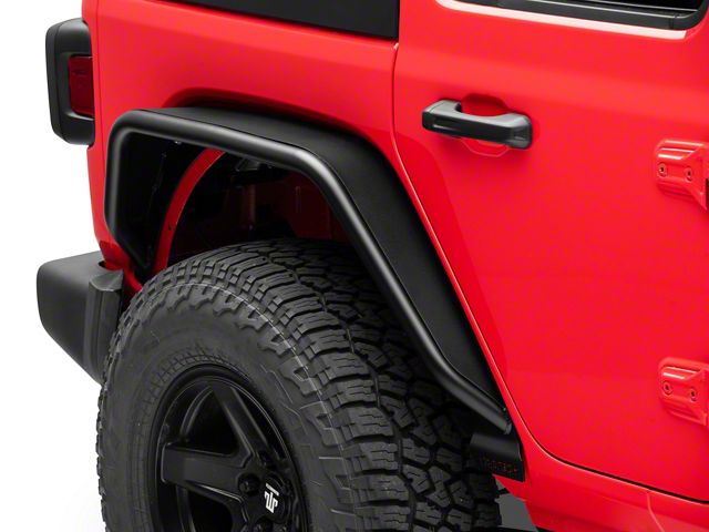 Fabtech Rear Steel Tube Fenders (18-24 Jeep Wrangler JL 4-Door)