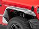 Road Armor Stealth Front Fender Flares with Switchback LED DRL; Raw Steel (20-22 Jeep Gladiator JT)