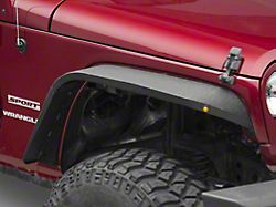 Barricade Slim Fender Flares; Rear (07-18 Jeep Wrangler JK)