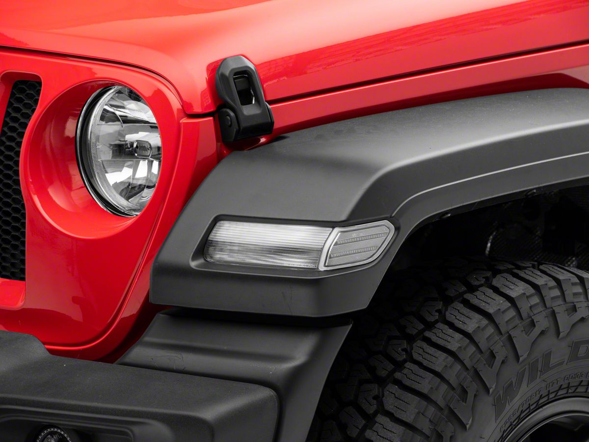 Raxiom Jeep Wrangler Axial Series LED Fender Flare Marker Lights; Clear  J134142-JL (18-23 Jeep Wrangler JL) - Free Shipping