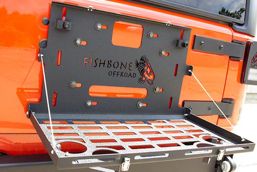 Fishbone Offroad Jeep Wrangler Tailgate Table FB25137 (07-18 Jeep ...